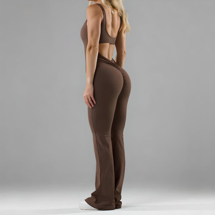 Chic Charm Flared Jumpsuit Women&