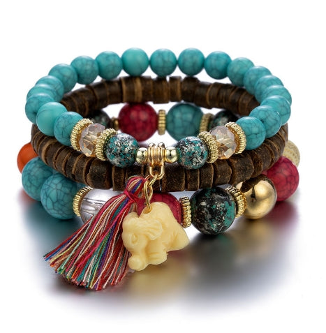 Chic Charm Multi-Layer Bohemian Bracelet and Bangle Jewelry
