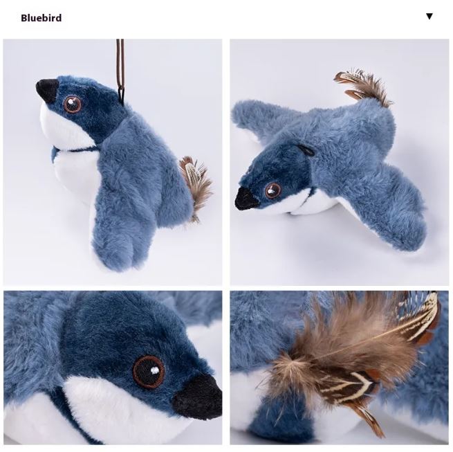 Chic Charm Flapping Bird Cat Toy Interactive Pet Toy