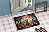 Chic Charm Dachshund Spooky Halloween Doormat