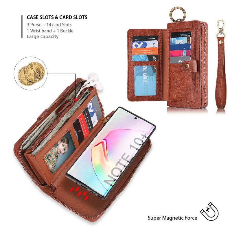 Chic Charm Mobile Phone Zipper Wallet
