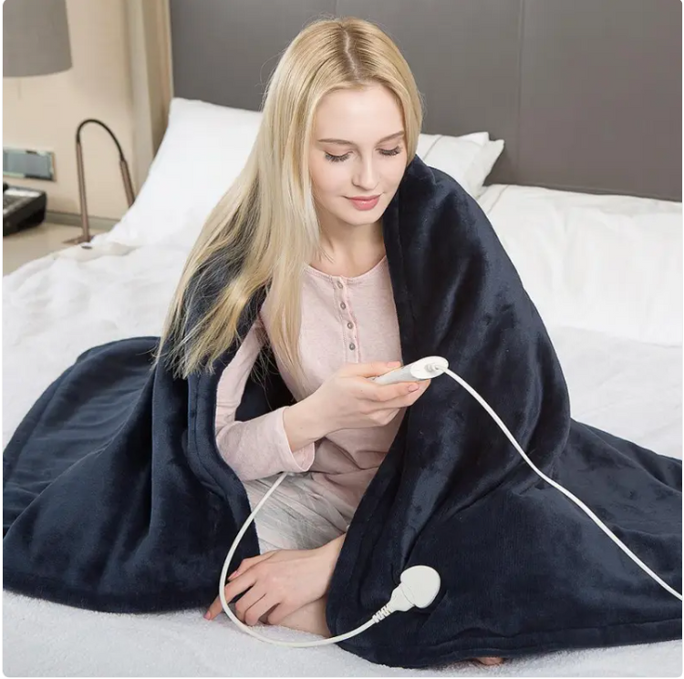 Chic Charm 3- Safety Heated Blanket Adjustable Temperature