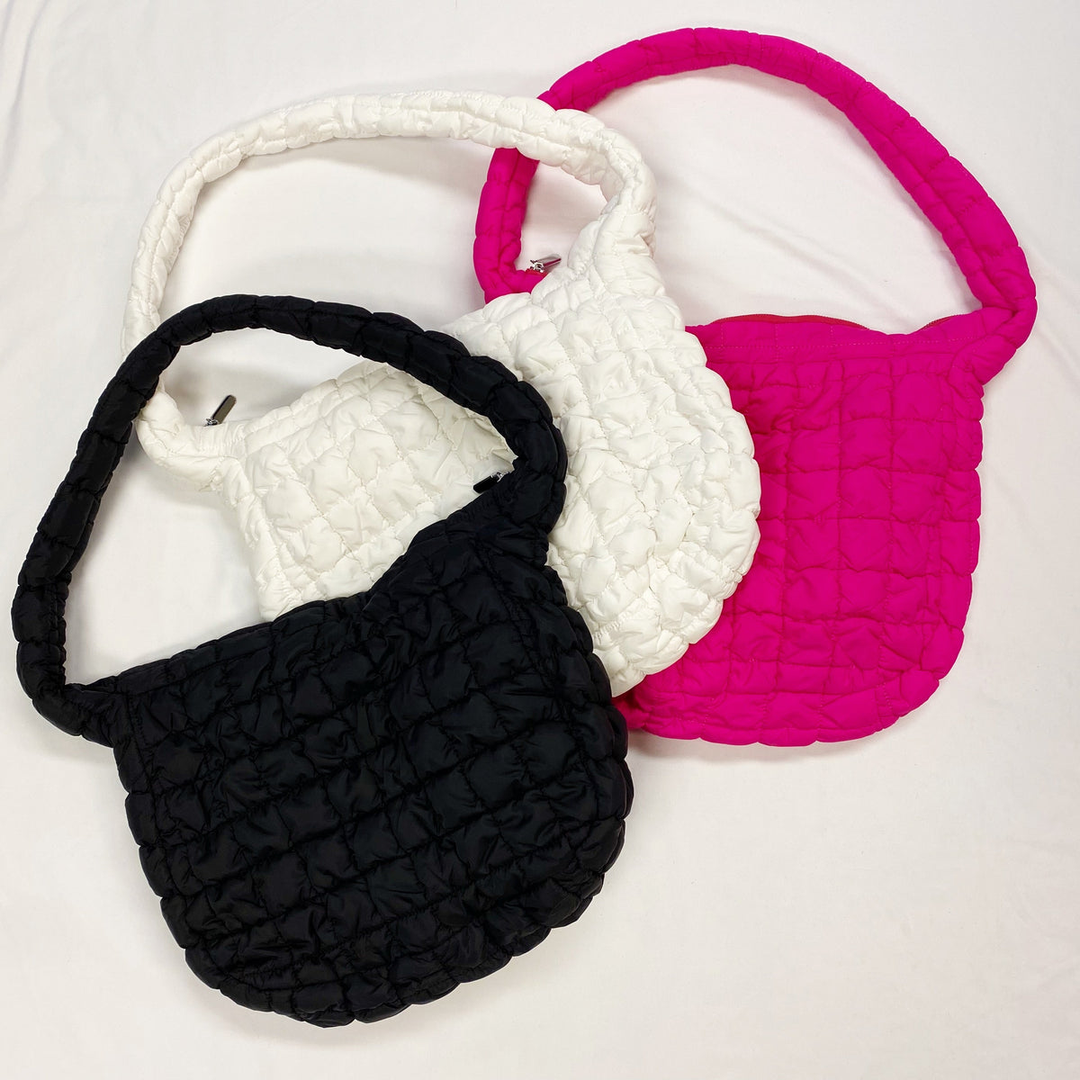 Chic Charm Carry All Quilted Cross Body Bag