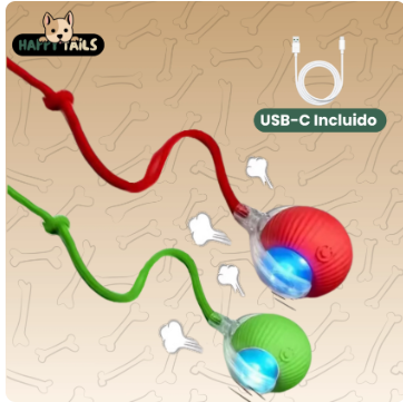 Chic Charm Smart Rolling Pet Ball Interactive Toy