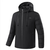 Chic Charm USB Heated Winter Jacket for Outdoor Comfort