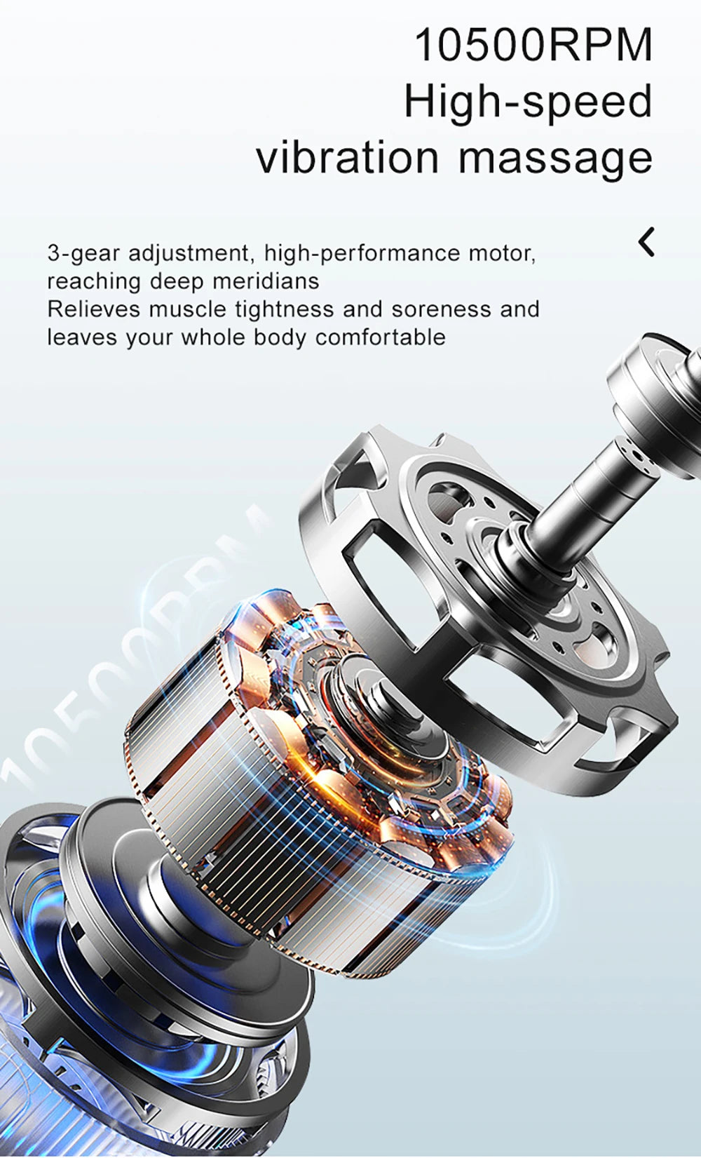 Chic Charm Electric Deep Tissue Massage Blade Tool