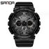 Chic Charm Sanda Black Korean Style Digital Watch