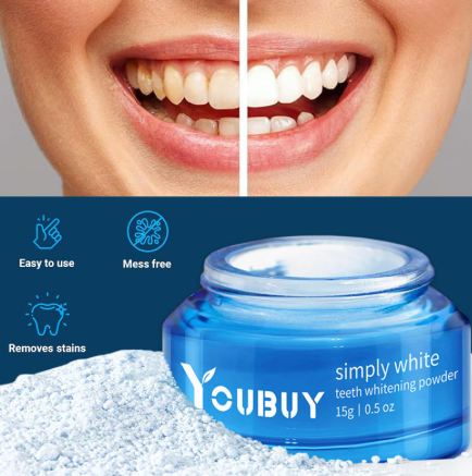Chic Charm Teeth Whitening Brightening Powder
