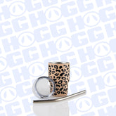 Chic Charm Cheetah 3oz Tumbler Shot Glass 6 Pack