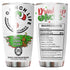 Chic Charm Green Monster Christmas Tumbler 20oz
