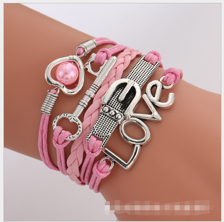Chic Charm Multi-Layer Woven Bracelet Bangle Rope