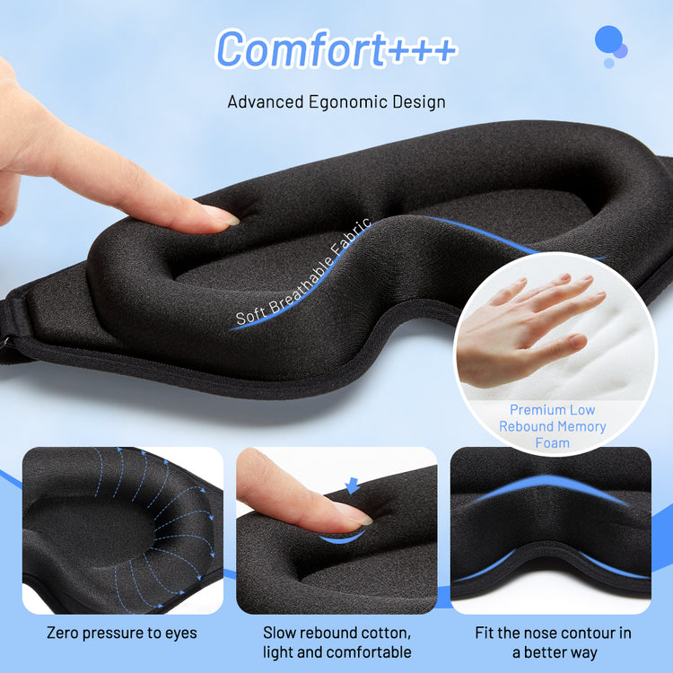 Chic Charm 3D Memory Foam Sleep Mask Comfort