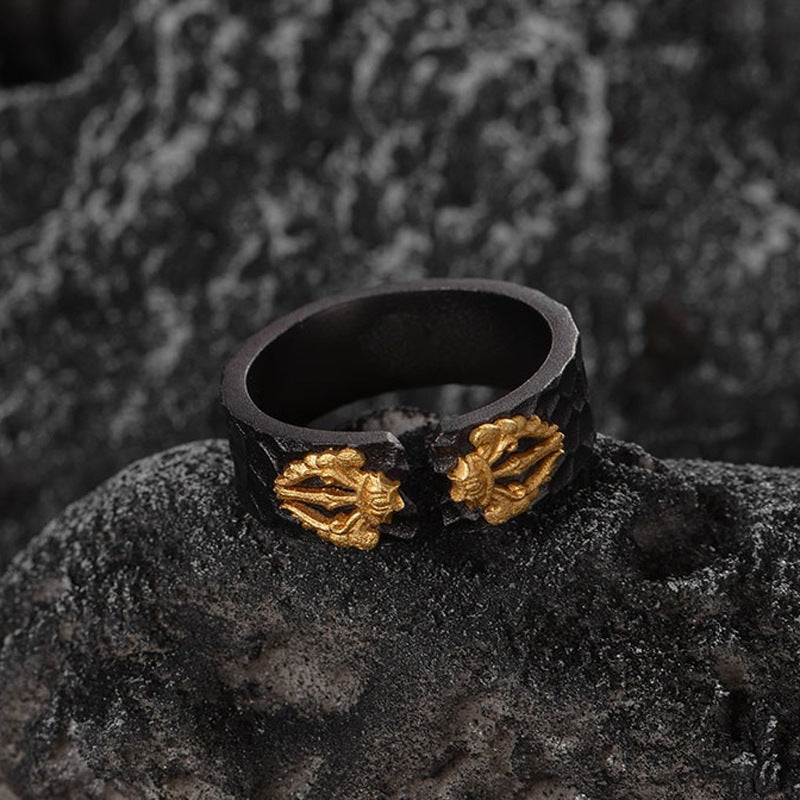 Chic Charm Retro Adjustable Ring Women&