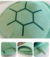 Chic Charm Green Wearable Turtle Shell Pillow