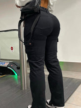 Chic Charm High Waist Cargo Pants Stylish Fit