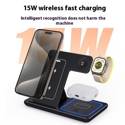 Chic Charm 3-in-1 LED Fast Wireless Charger Stand