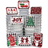 Chic Charm 48-Piece Christmas Aluminum Food Containers