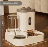 Chic Charm Automatic Pet Feeder Dog Bowl Water Dispenser