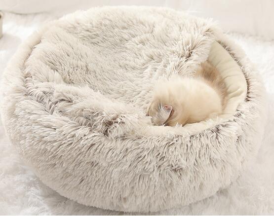 Chic Charm 2-in-1 Pet Bed Comfort Cushion