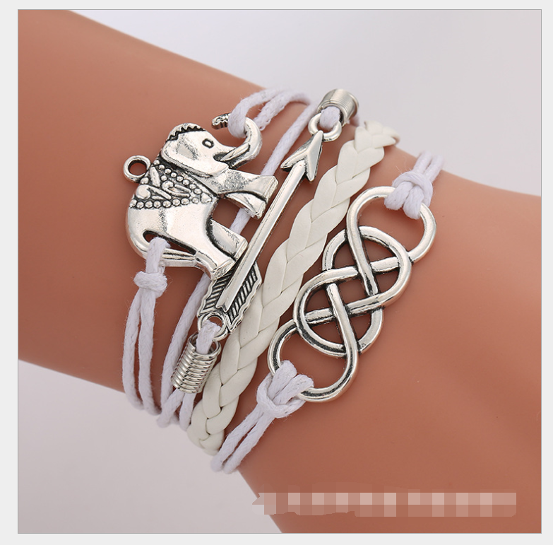 Chic Charm Multi-Layer Woven Bracelet Bangle Rope
