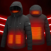 Chic Charm USB Heated Winter Jacket for Outdoor Comfort