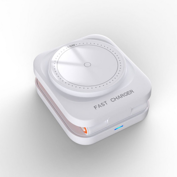 Chic Charm 3-in-1 Folding Wireless Charger Station