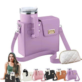 Chic Charm Stanley Tumbler Purse with Water Bottle Pocket