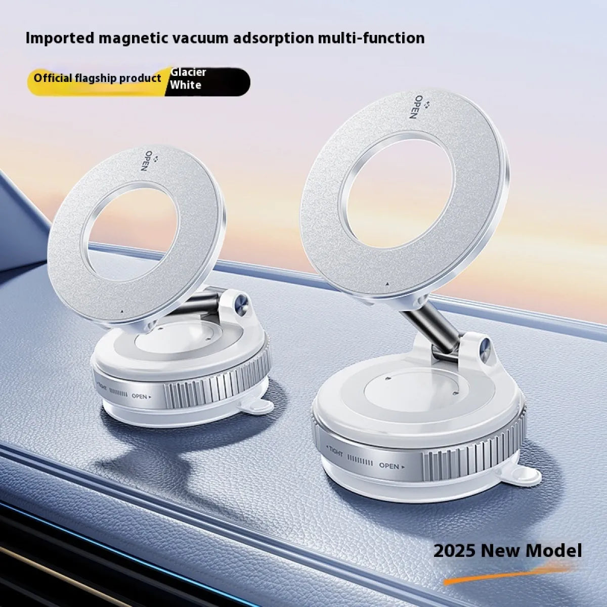 Chic Charm Adjustable Magnetic Car Phone Holder Mount