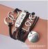 Chic Charm Multi-Layer Woven Bracelet Bangle Rope