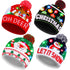 Chic Charm 4-Pack LED Christmas Light-Up Beanie Hats