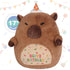  Chic Charm 17-Inch Happy Birthday Capybara Plush Pillow