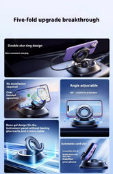 Chic Charm Adjustable Magnetic Car Phone Holder Mount