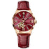 Chic Charm Waterproof Ladies Korean Style Calendar Watch