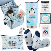 Chic Charm Penguin Lovers Gift Set for Women