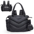 Chic Charm Convertible Diaper Bag Tote Backpack