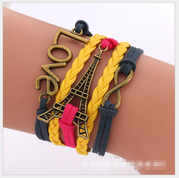 Chic Charm Multi-Layer Woven Bracelet Bangle Rope