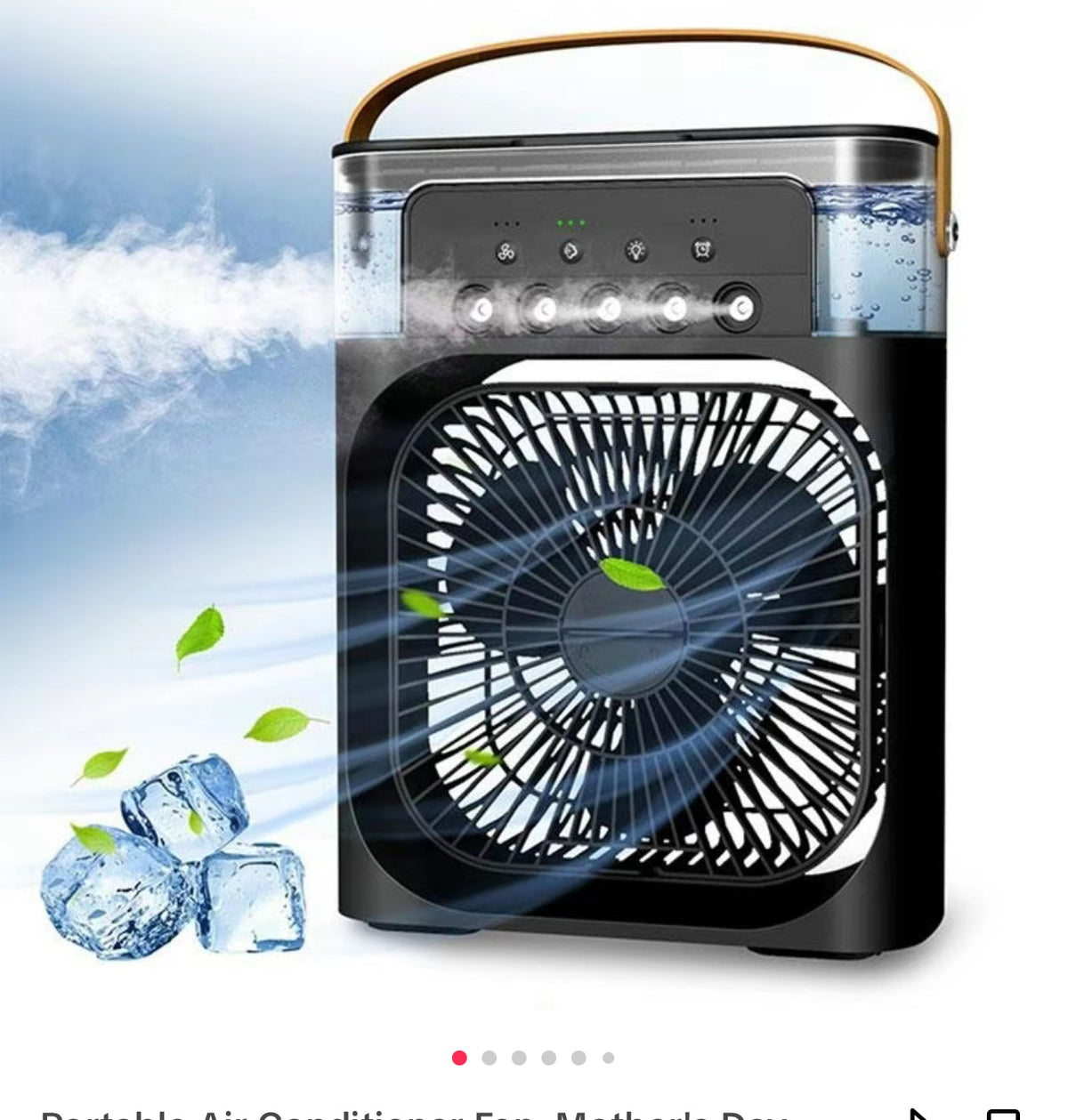 Chic Charm Portable 3-in-1 Air Cooler Fan Mini AC