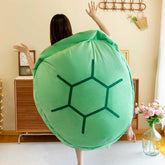 Chic Charm Green Wearable Turtle Shell Pillow