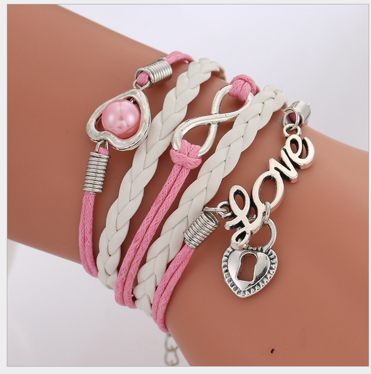 Chic Charm Multi-Layer Woven Bracelet Bangle Rope