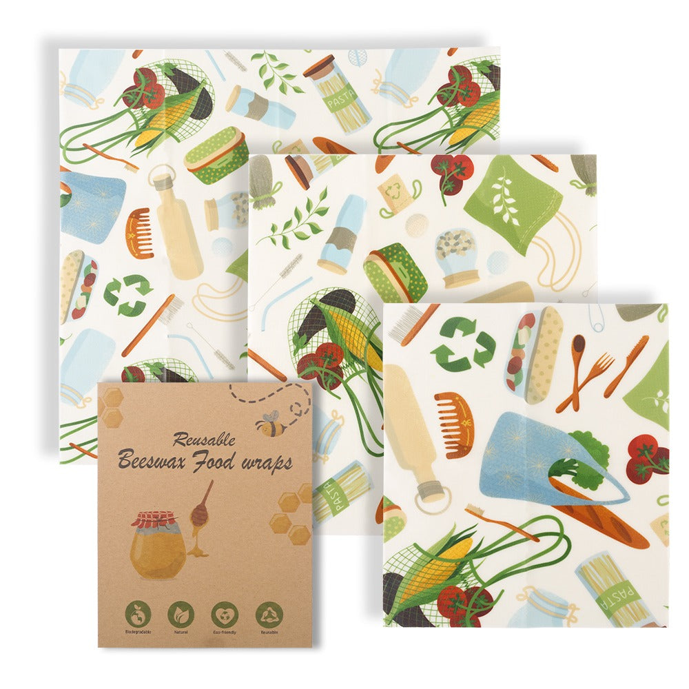 Chic Charm Cotton Beeswax Fresh-Keeping Cloth