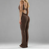 Chic Charm Flared Jumpsuit Women&