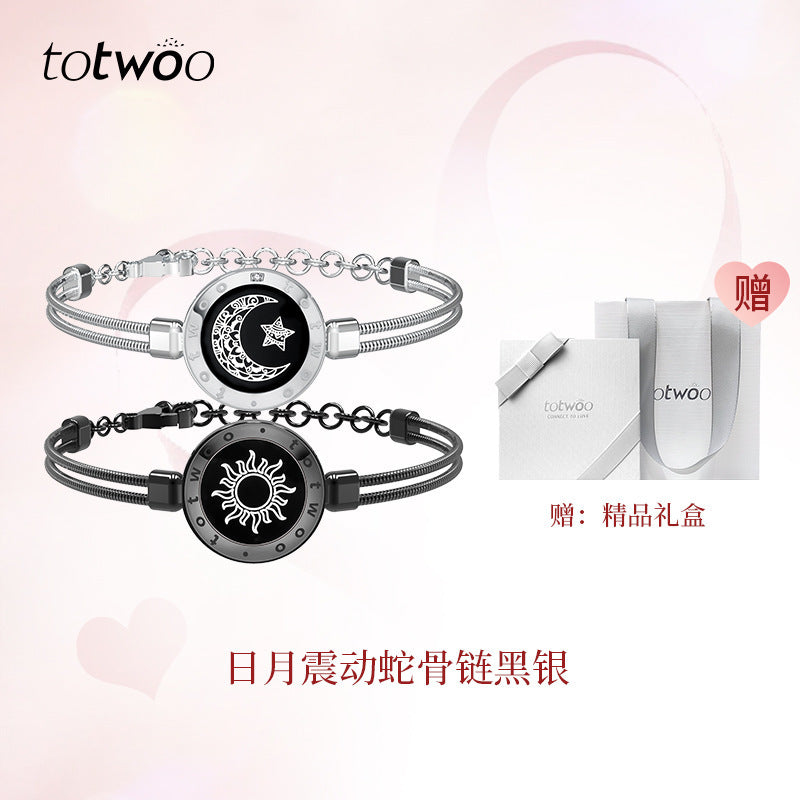 Chic Charm Totwoo Smart Bracelet Couples Connection Gift