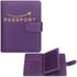 Chic Charm RFID Waterproof Passport Holder Purple