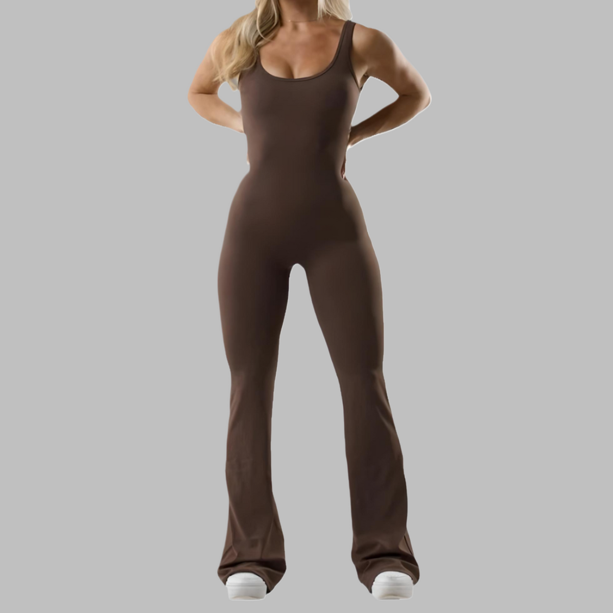 Chic Charm Flared Jumpsuit Women&