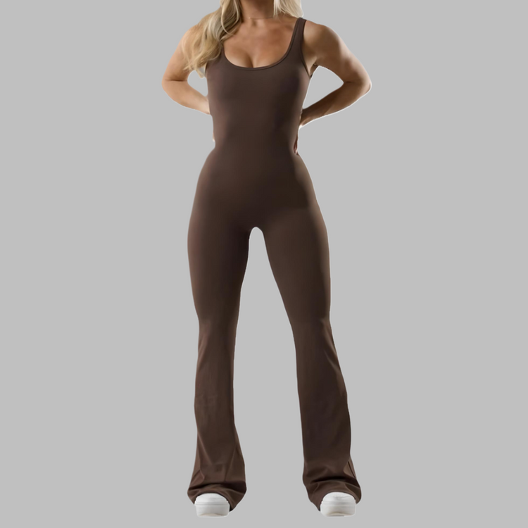 Chic Charm Flared Jumpsuit Women&