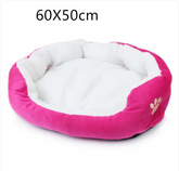 Chic Charm Lamb Cashmere Soft Pet Kennel
