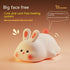 Chic Charm Cute LED Rabbit Silicone Night Light