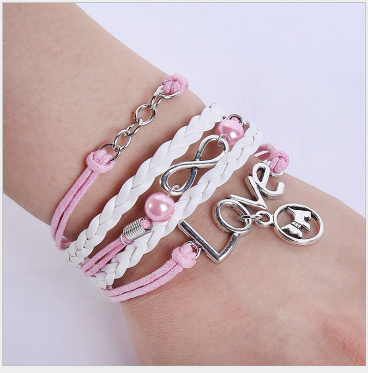 Chic Charm Multi-Layer Woven Bracelet Bangle Rope