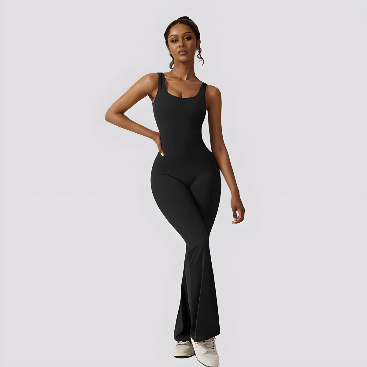 Chic Charm Flared Jumpsuit Women&
