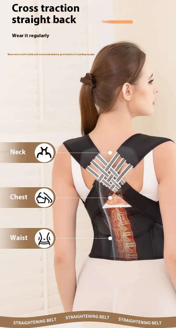 Chic Charm Back Posture Corrector Band Adjustable Support